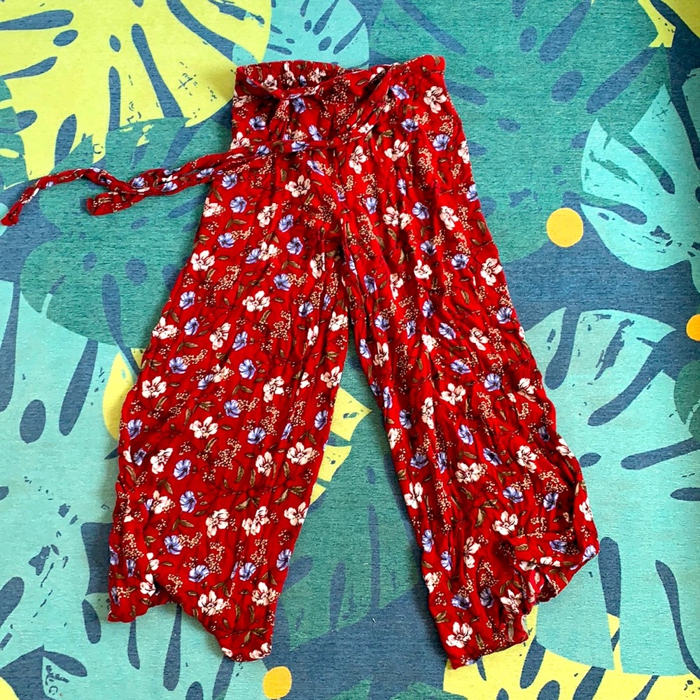 Wide leg palazzo pant